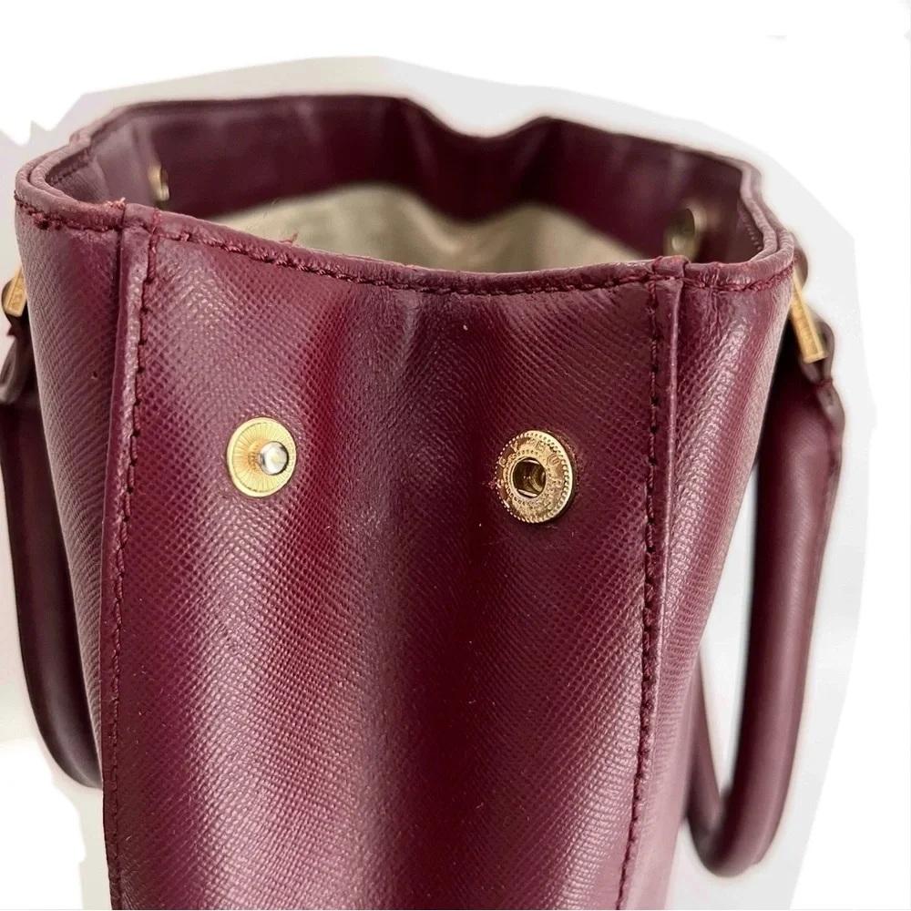 Tory Burch | Wine Burgundy | Saffiano Leather | Large Bag Tote
